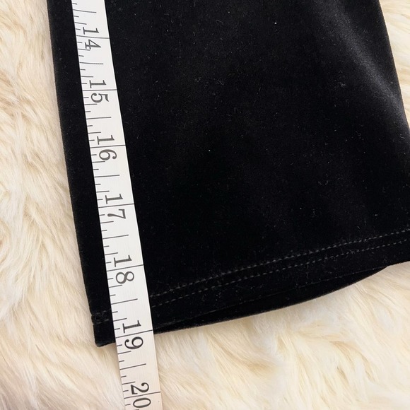 Chico's Black Velvet Top with Lace Trim Size 3 (US 16/18) - Picture 13 of 15